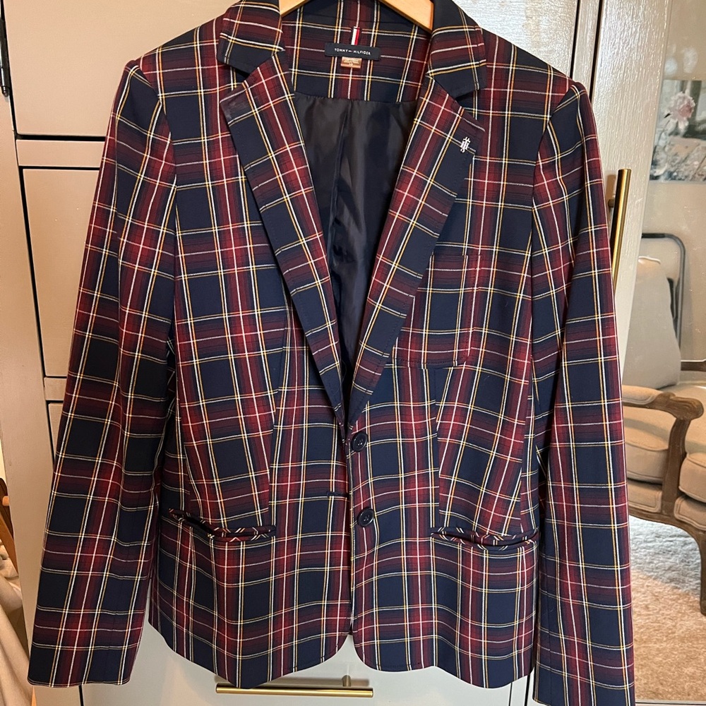 Tommy Hilfiger Plaid Blazer